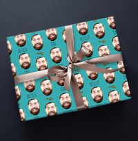 Bestest Dad Photo Wrapping Paper