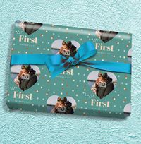 Tap to view Happy First Father's Day Full Photo Wrapping Paper