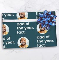 Best Dad Of The Year Full Photo Wrapping Paper