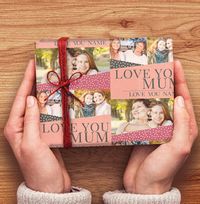 Tap to view Love You Mum Photo Wrapping Paper