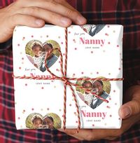 Nanny Mother's Day Photo Wrapping Paper