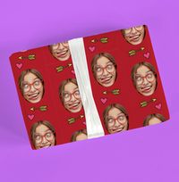 Tap to view Valentine's Crush Female Photo Wrapping Paper