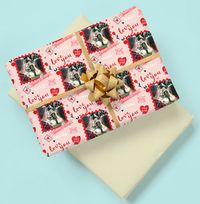 Love You Stamp Photo Wrapping Paper