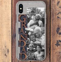 Tap to view Grandad Photo Upload iPhone Case