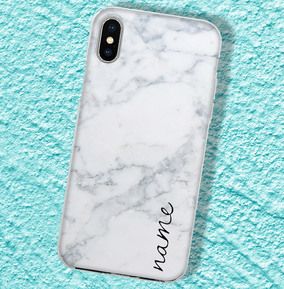 Classic Marble Personalised iPhone Case