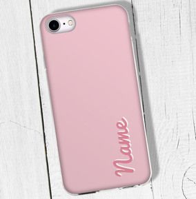 Personalised Pink iPhone Case - Pink Name