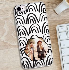 Modern Rainbows Photo iPhone Case