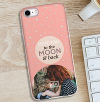 Tap to view To The Moon And Back iPhone Case