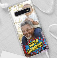 Super Grandad Photo Upload Samsung Case