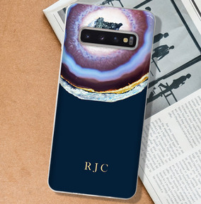 Blue Geode Personalised Samsung Case
