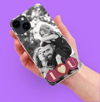 Tap to view I Heart You Photo iPhone Phone Case