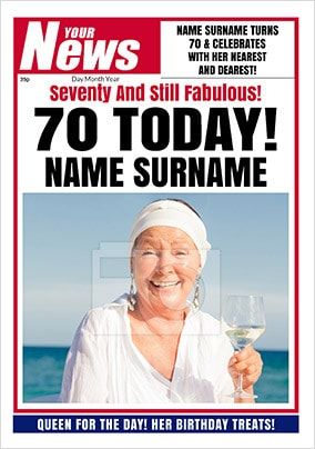 Your News - Her 70th Full Image