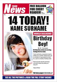 Tap to view Your News - His 14th