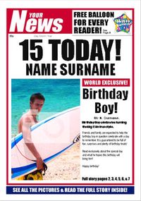 Tap to view Your News - His 15th
