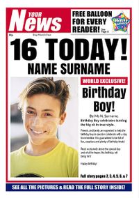 Tap to view Your News - His 16th