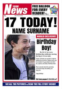 Tap to view Your News - His 17th