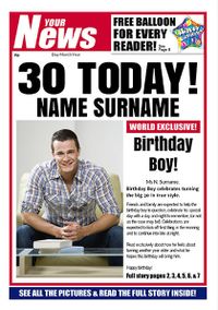 Tap to view Your News - His 30th