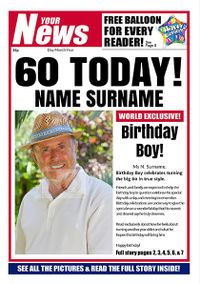 Tap to view Your News - His 60th