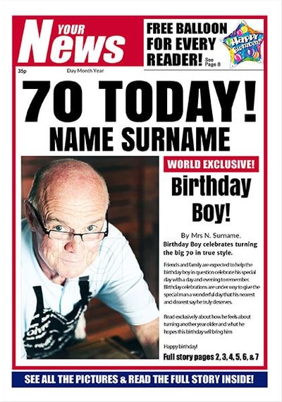 Your News - His 70th