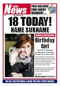 Tap to view Your News - Her 18th