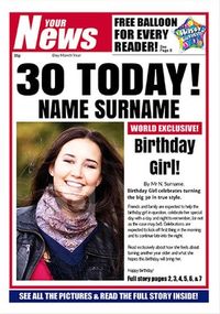 Tap to view Your News - Her 30th