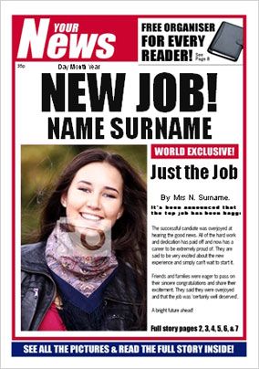 Your News - New Job