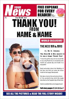 Your News - Wedding Thanks