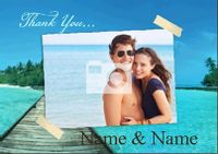 Tap to view Photo Wedding Thank You - Tropical