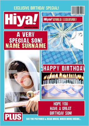 Hiya! Birthday Son Multi Photo