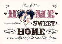 Home Sweet Home, Change of Address Photo Postcard