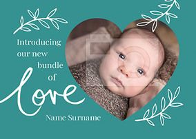 Introducing our Bundle of Love Photo Postcard