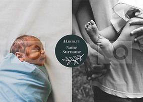Introducing Baby Photo Upload Postcard