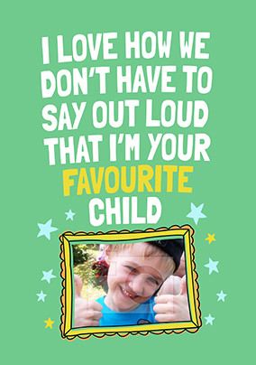 Your Favourite Child Photo Postcard