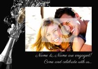 Tap to view Champagne Invite Personalised Postcard