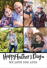 Tap to view We Love You Lots Multi Photo Postcard