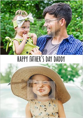 Happy Father's Day Daddy Photo Postcard