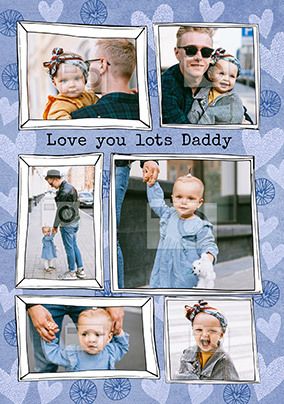 Love You Lots Daddy Photo Postcard
