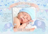 Tap to view New Baby Boy Photo Postcard