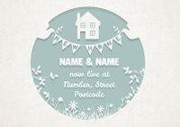 Tap to view New Address Personalised Postcard