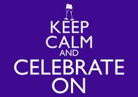 Tap to view Keep Calm Celebrate On Invite Postcard
