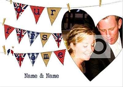 Our First Home Announcement Postcard