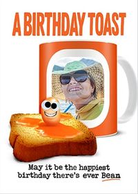 Tap to view A Birthday Toast Photo Postcard