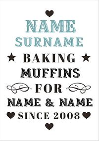 Alpha Betty - Baking Muffins Poster