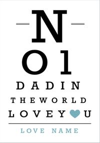 Tap to view At First Sight - No1 Dad Poster