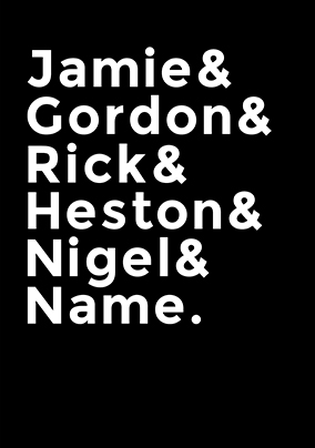 Big Names - Jamie  Gordon Large Poster