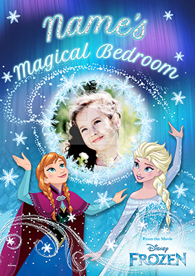 Elsa  Anna Bedroom Poster - Disney Frozen