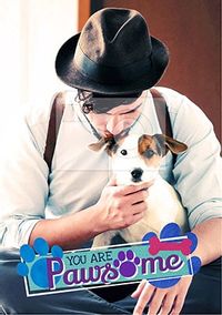 Pawsome Dog Photo Poster