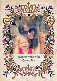 Tap to view Queen Bee - Photo Upload Mummy Queen Bee Poster