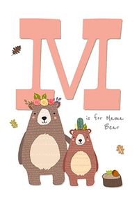 Mama Bear Son Personalised Poster