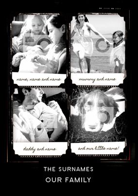 Retro Booth Family Poster